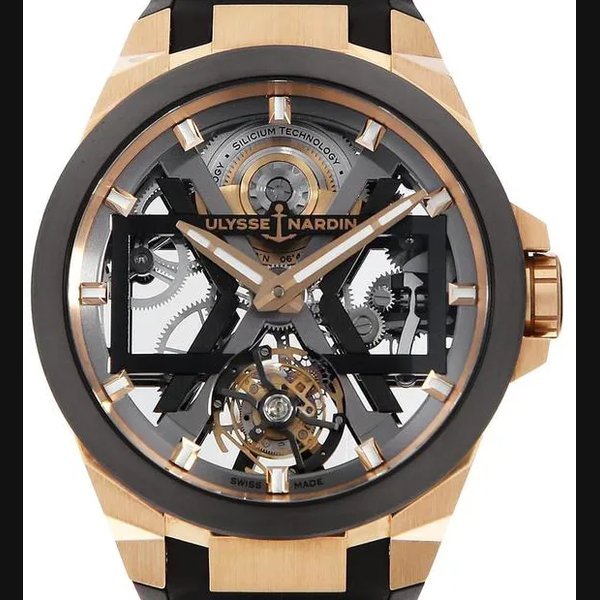 Ulysse Nardin Ulysse Nardin
Blast tourbillon 1725-400/02 USED mens Leather strap Not included , Buckle included