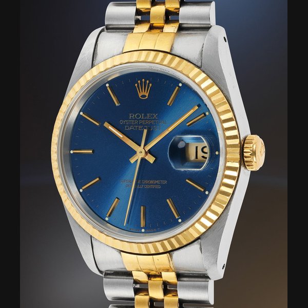 Rolex Ref. 16233; inside caseback stamped 16200 Datejust