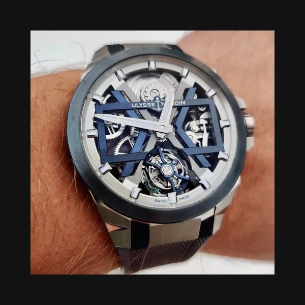 Ulysse Nardin Ulysse Nardin Classic Skeleton Tourbillon Blast 45 mm Flying Tourbillon Skeleton NEW FULLSET Retail 47.000€