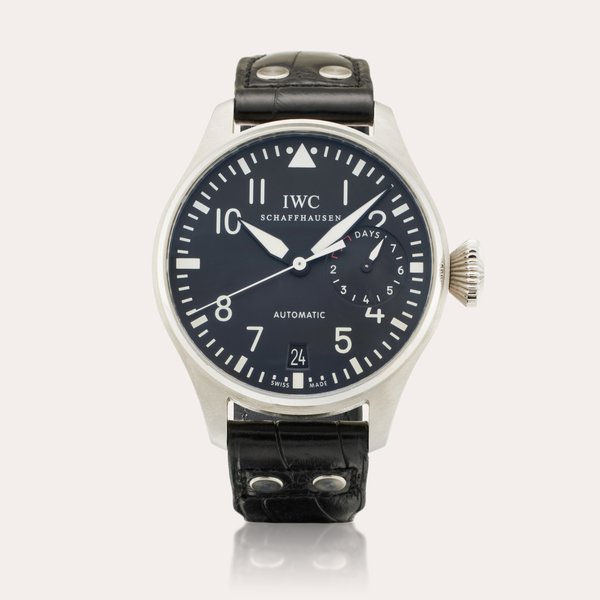 IWC Reference IW5004 Big Pilot | A stainless steel automatic wristwatch with date and power reserve indication, Circa 2010