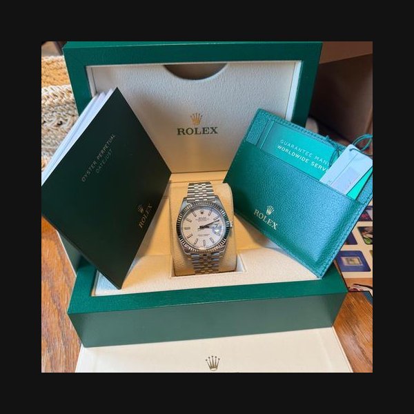 Rolex Rolex Datejust41 Rolex Datejust 41 White Dial Jubilee ref.126334 FullSet 2020