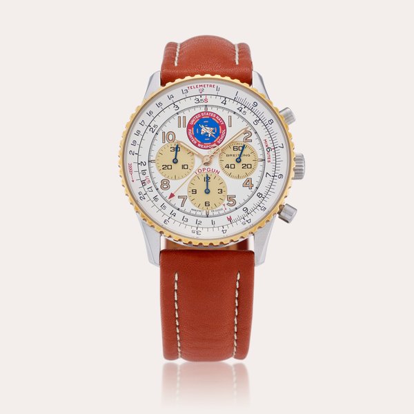 Breitling Reference D30022 Navitimer 92 'Top Gun' | A limited edition stainless steel automatic chronograph wristwatch, Circa 1996