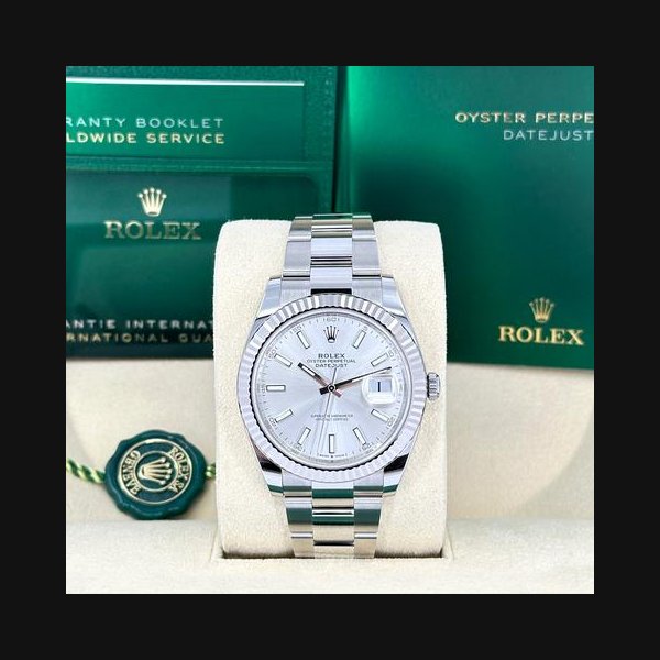 Rolex DatejustUnworn 2026 Datejust 41mm Silver Oyster 126334-0003 Complete