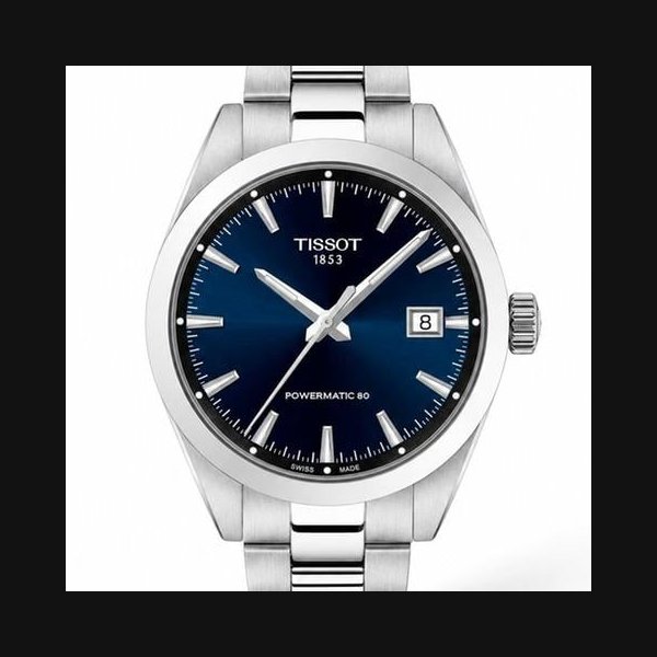 Tissot Gentleman38mm Blue Dial T1658071104100 BNIB Complete Set