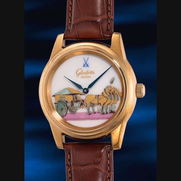 THE CONNOISSEUR Glash THE CONNOISSEUR Glashütte Original Ref. 49-08-06-11-06 Horse & Wagon · 49-08-06-11-06