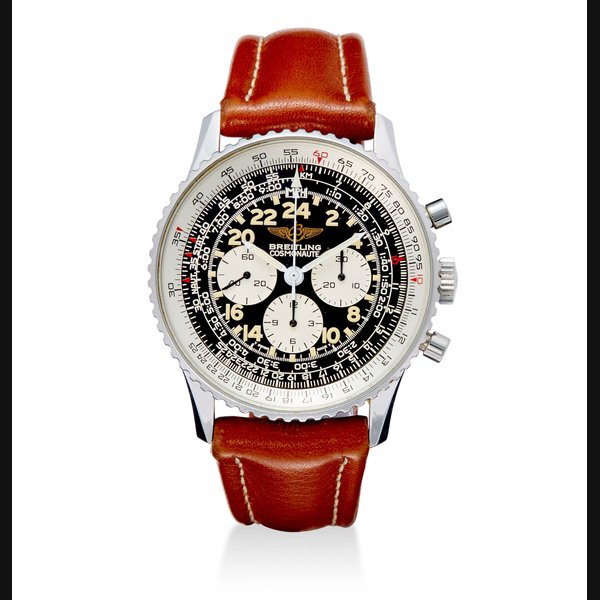 Breitling Breitling.A stainless steel tachymeter chronograph with 24-hour dialNavitimer Cosmonaute, Ref:A12019, circa 1990, Price & Market Data