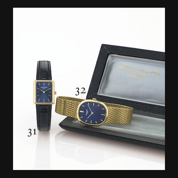 PATEK PHILIPPE. AN 18K GOLD OVAL BRACELET WATCH SIGNED PATEK PHILIPPE, GENEVE, "ELLIPSE", MOVEMENT NO. 1223020, CASE NO. 2738938, REF. 3548/1, CIRCA 1980