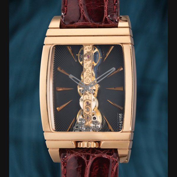 Corum Corum Ref. 113.770.55/0001 GN01 Golden Bridge Black Baton · 113.770.55/0001