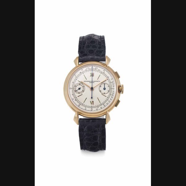 Vacheron Constantin Vacheron Constantin. A Fine and Rare 18k Pink Gold Chronograph Wristwatch SIGNED VACHERON & CONSTANTIN, GENEVE, REF. 4178, MOVEMENT NO. 431'456, CASE NO. 286'765, MANUFACTURED IN 1945