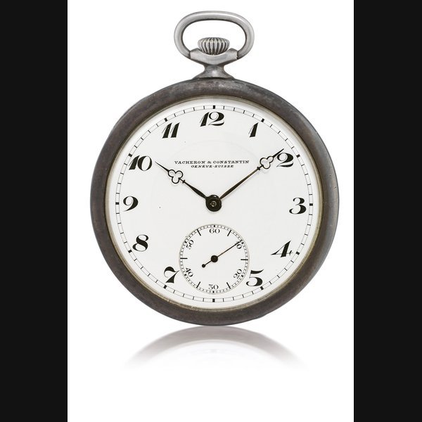  VACHERON CONSTANTIN AN OPEN FACED KEYLESS LEVER WATCH WITH AMERICAN SILVER CASE MOVEMENT 396456, CIRCA 1920