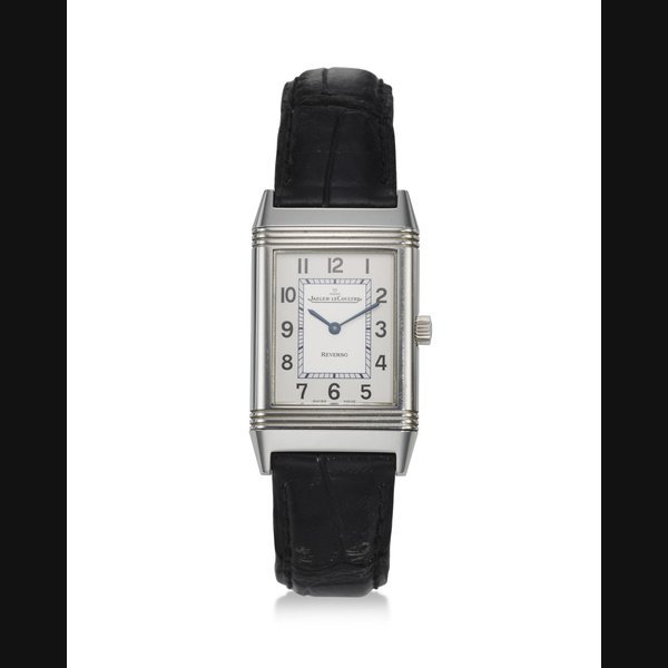 Jaeger-Lecoultre JAEGER-LECOULTRE, REF. 252.8.86, REVERSO CLASSIQUE, A FINE STEEL RECTANGULAR-SHAPED WRISTWATCH