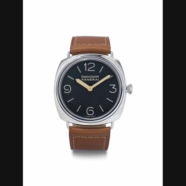 Panerai. A Limited Edition Stainless Steel Wristwatch SIGNED OFFICINE PANERAI, RADIOMIR, FIRENZE 1860, PAM 00232, I1515/1938, REF. OP6659, CASE NO. BB1226155, CIRCA 2006