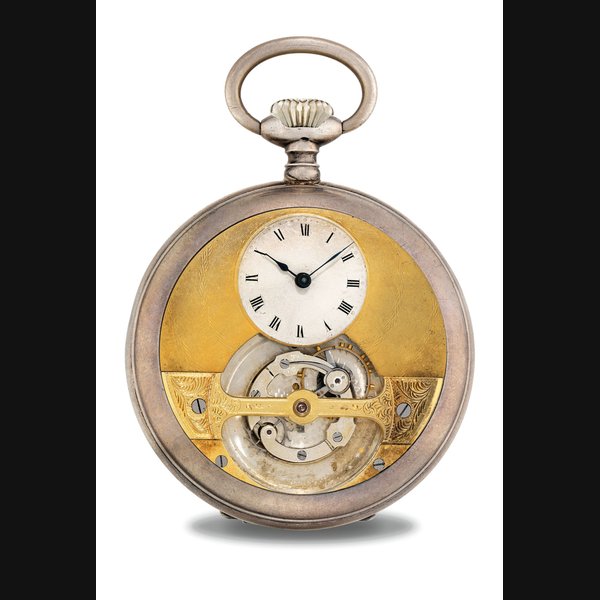 Mobilis MOBILIS. A RARE SILVER OPENFACE KEYLESS LEVER TOURBILLON WATCH SIGNED MOBILIS, MOVEMENT NO. 103'185, CASE NO. 2685, CIRCA 1890, Price & Market Data