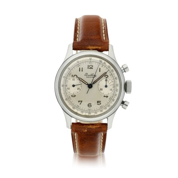 Breitling Reference 790 Premier A stainless steel chronograph wristwatch, Circa 1945, Price & Market Data
