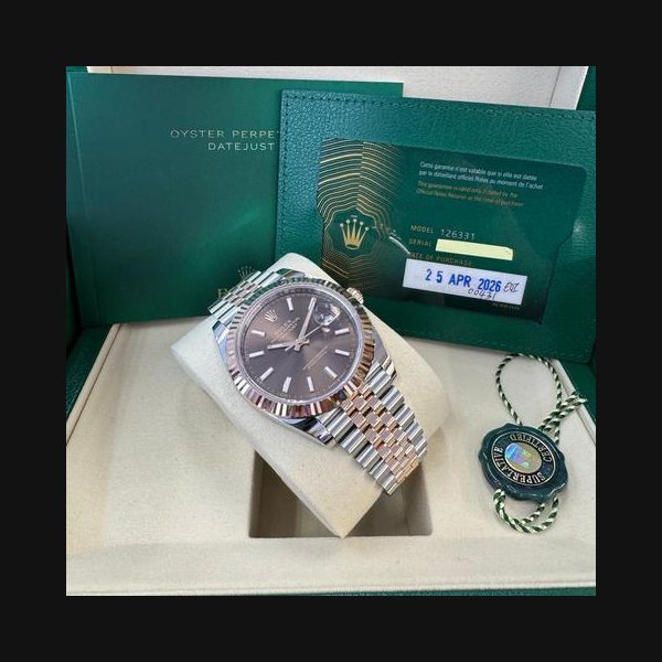 Rolex Rolex Datejust41 New Datejust 41 Chocolate Index 2026