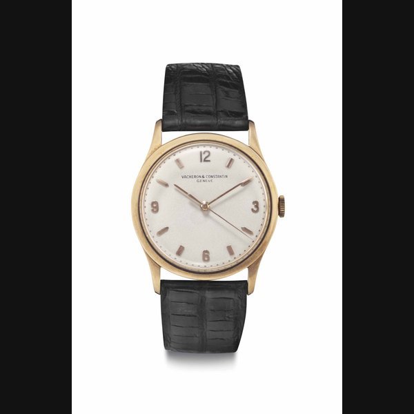 Vacheron Constantin Vacheron Constantin. An 18k Pink Gold Wristwatch with Center Seconds SIGNED VACHERON CONSTANTIN, GENÈVE, REF. 4217, MOVEMENT NO. 495'065, CASE NO. 333'556, MANUFACTURED IN 1952