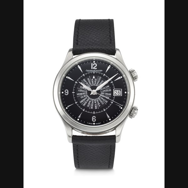 Jaeger-Lecoultre JAEGER-LECOULTRE, LIMITED EDITION STAINLESS STEEL 'MASTER MEMOVOX INTERNATIONAL' WITH ALARM, REF. Q1418471