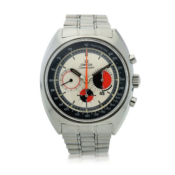 Omega Reference 145.020 Seamaster 'Soccer Timer' A stainless steel chronograph wristwatch with bracelet, Circa 1968