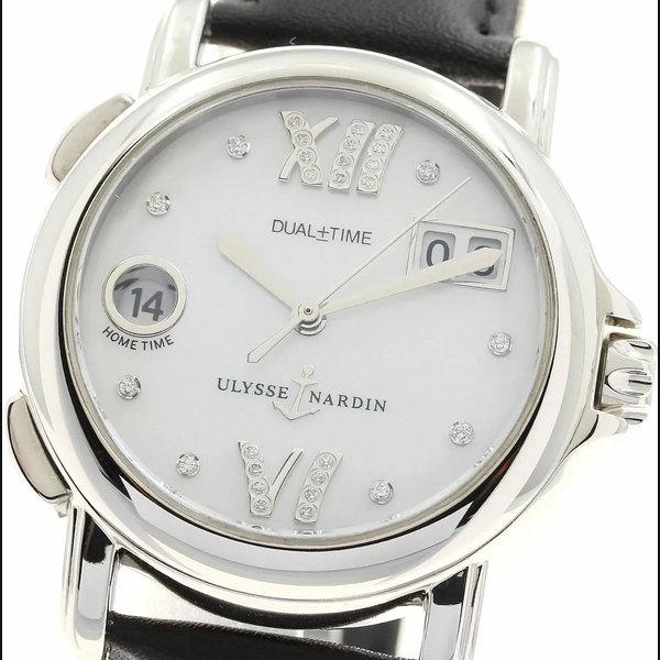 Ulysse Nardin 223 22 Dual Time GMT Big Date Automatic Boys Excellent Condition 9 Ref. 223-22