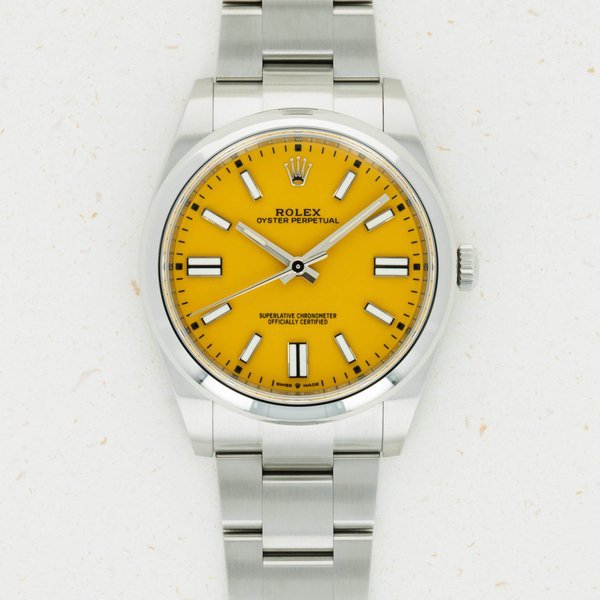 Rolex Rolex Oyster Perpetual Yellow Automatic 124300 · 124300