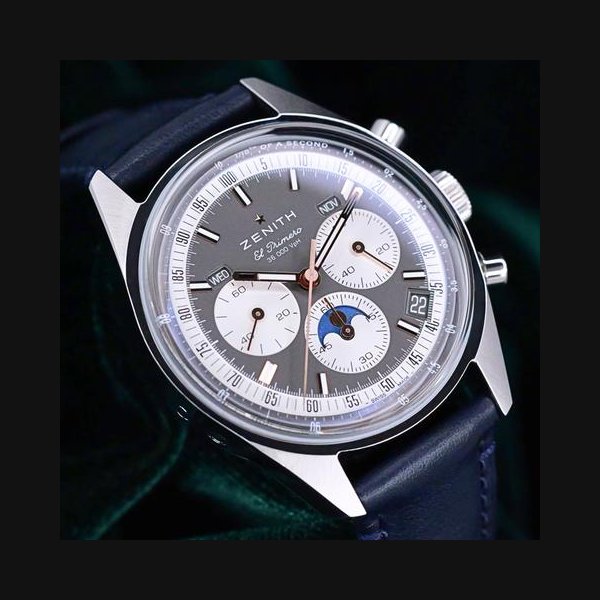 Zenith2025 MINT COMPLETE SET Chronomaster Original Triple Calendar Slate Grey Dial 03.3400.3610 Ref. 03.3400.3610/39.C910