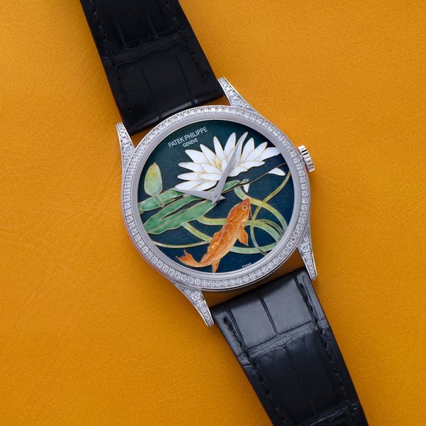 Patek Philippe Patek Philippe Calatrava Cloisonné 'Koi Carp'