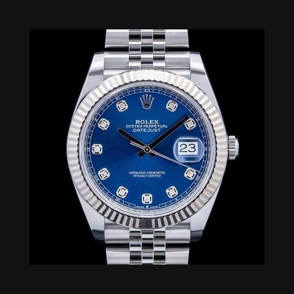 Rolex Rolex Datejust126334 Datejust 41 Jubilee SS Blue Diamond Dial 2026