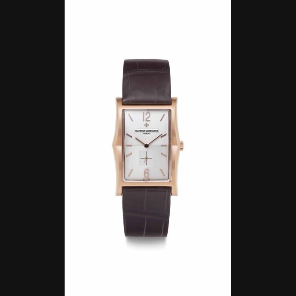 Vacheron Constantin Vacheron Constantin. An 18k Pink Gold Rectangular-Shaped Wristwatch SIGNED VACHERON CONSTANTIN, GENEVE, HISTORIQUES ARONDE 1954 MODEL, REF. 81018, MOVEMENT NO. 5'218'184, CASE NO. 1'206'730, CIRCA 2011
