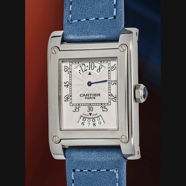Cartier Cartier Ref. 2553 Tank à Vis “Wandering Hours” CPCP