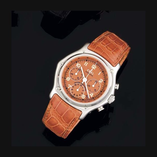 Ebel Ebel. A Stainless Steel Automatic Water Resistant Chronograph wristwatch with date indication SIGNED EBEL, LE MODULAR, CASE NO 9137240, CIRCA 2000