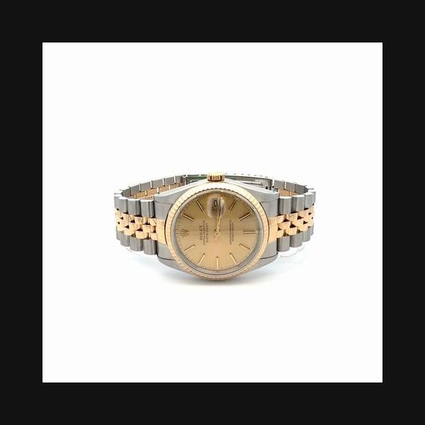 rolex Rolex Datejust 36– Ref. 16233 – 36mm – Two-Tone – Jubilee Bracelet – Fluted Bezel – Champagne Dial – 1991