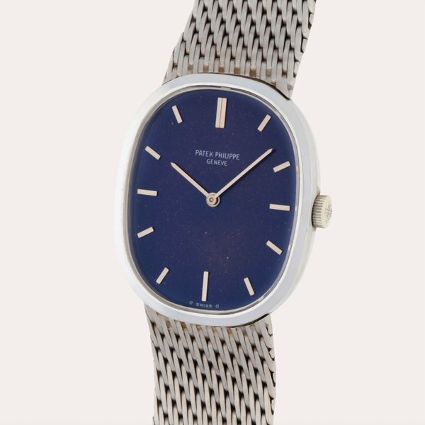Patek Philippe Ellipse, Reference 3548/1 | A white gold bracelet watch | Circa 1974