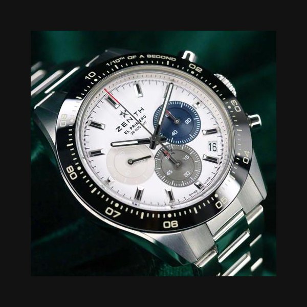 Zenith Chronomaster Sport2026 NEW UNWORN Chronomaster Sport White Tricolor Subdials Ceramic Steel 03.3100.3600 Ref. 03.3100.3600/69.M3100