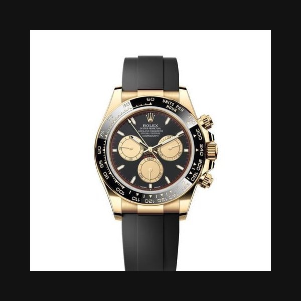 Rolex Rolex DaytonaNEW 2026 Black Paul Newman Dial Yellow Gold Case Ceramic Bezel Oysterflex Strap