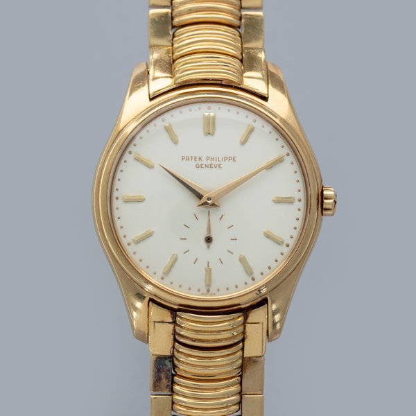 Patek Philippe Patek Philippe Calatrava YG 2526J Enamel Dial Ponti Gennari Lobster Bracelet 18k YG