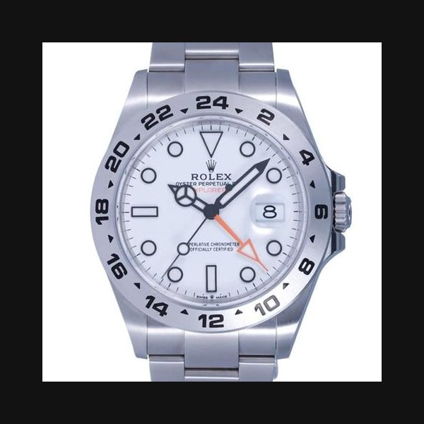Rolex Explorer II42mm Steel Case White Dial Steel Bracelet 226570 UNWORN - Warranty start: 2026