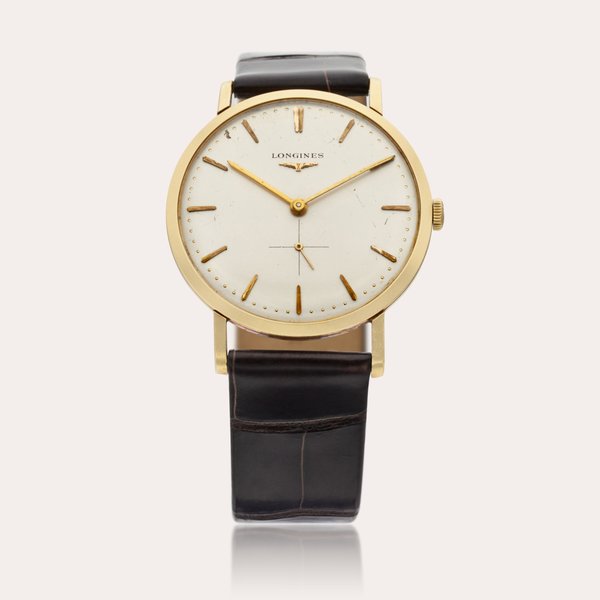Longines A yellow gold wristwatch, Circa 1950, Price & Market Data