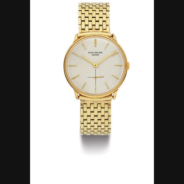PATEK PHILIPPE. AN 18K GOLD WRISTWATCH SIGNED PATEK PHILIPPE, GENEVE, MOVEMENT NO. 750218, CASE NO. 426380, REF. 2573, MANUFACTURED IN 1960