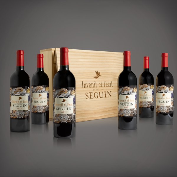 F. P. Journe A case of six bottles produced and bottled by Château Seguin