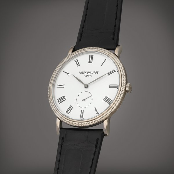 Patek Philippe Calatrava, Reference 5119G-001 | A white gold wristwatch | Circa 2016