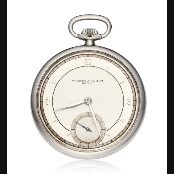 PATEK PHILIPPE, STEEL SECTOR DIAL POCKET WATCH, REF. 651