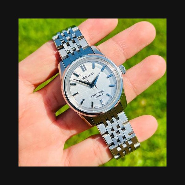 Seiko Seiko KingAutomatic Brushed Sliver Watch 43.6mm Men's King, Price & Market Data