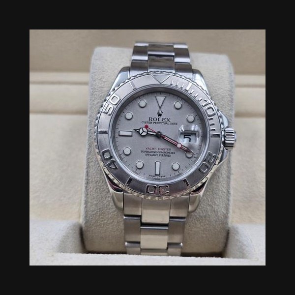 Rolex Rolex Yacht-Master40 2006 Yacht-Master Platinum Dial Stainless Steel Oyster 40mm