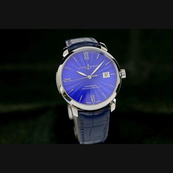 Ulysse Nardin HERREN UHREN
Ulysse Nardin San Marco, 8153-111-2/E3, Fullset blue dial, 40mm, open caseback