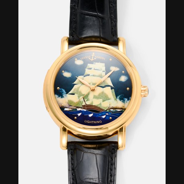 Ulysse Nardin San Marco Cloisonne Enamel 136-11/LTG 2014 Box and Papers