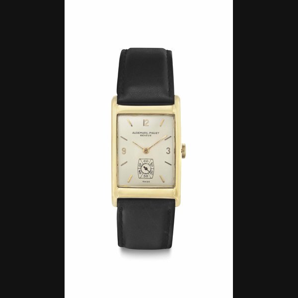 Audemars Piguet Audemars Piguet. An 18k Gold Wristwatch SIGNED AUDEMARS PIGUET, GENÈVE, MOVEMENT NO. 47'602, CIRCA 1950