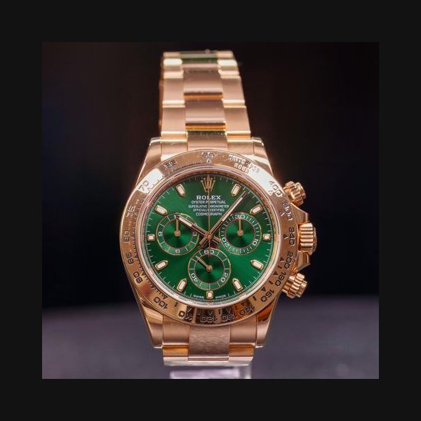 Rolex Rolex DaytonaJohn Mayer Yellow Gold Green Dial Full Set