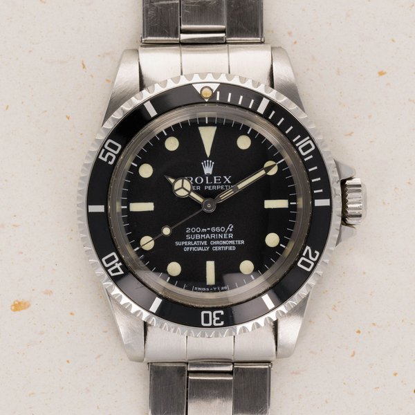 Rolex Submariner 5512 Neat Font Meters First Dial Ref. 5512/0
