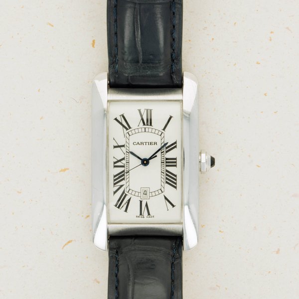 Cartier Cartier Tank Americaine 1741 Large Size 18k WG