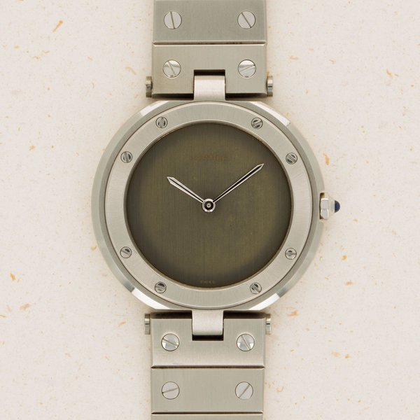 Cartier Cartier Santos Vendôme Steel 8192 with Guarantee
